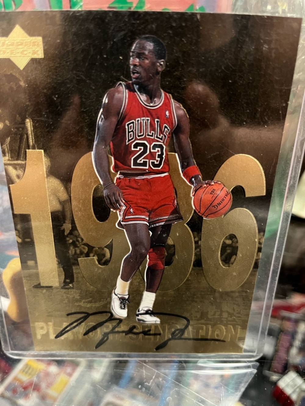 Michael Jordan #23 Bulls 1996 Upper Deck Basketball Card